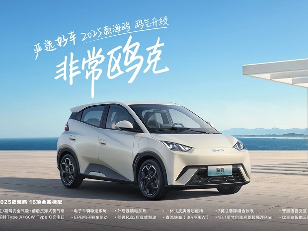¿Por qué lo eligieron 500.000 personas? BYD 2025 Seagull comienza en 69800 yuanes