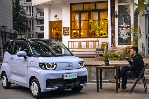 China Mini coche Chery QQ Ice Cream Edition Vehículos eléctricos Coche eléctrico barato