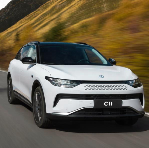 Vehículos eléctricos de nueva energía Leapmotor C11 2023, coches eléctricos puros 500, automóviles inteligentes para adultos